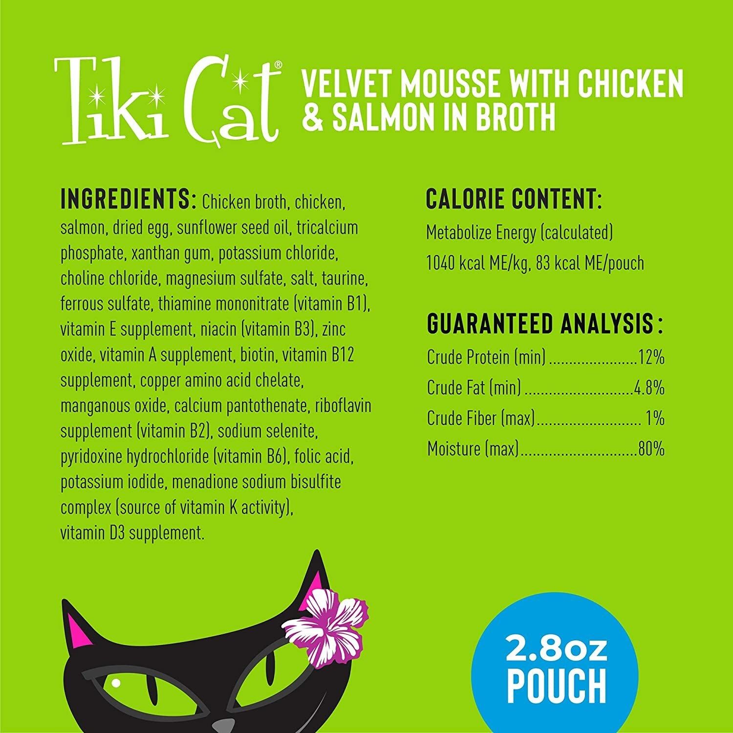 Velvet Mousse Chicken With Wild Salmon 2.8 oz Pouch