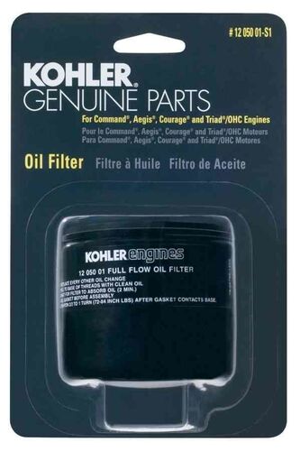 Kohler Standard Oil Filter In Black 12 050 01-s1