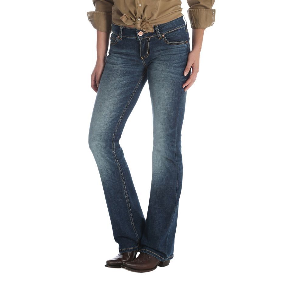 Women's Retro Mae Mid-Rise Bootcut Jean in MS Wash