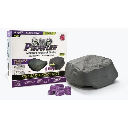 Refillable Rock Bait Station with Bait