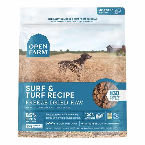 Surf & Turf Recipe Freeze Dried Raw Dog Food - 13.5 oz
