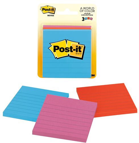 Assorted Color Lined Notes