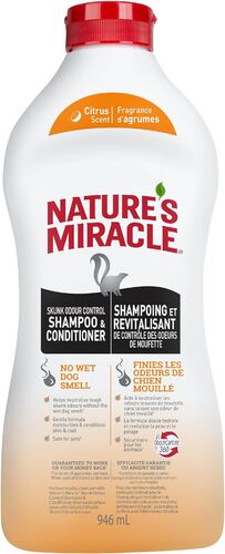 Skunk Odor Control Shampoo & Conditioner in Citrus Scent - 32 oz