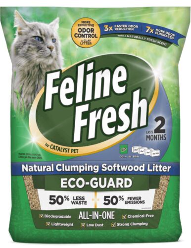 Clumping Pine Cat Litter - 17 Lb