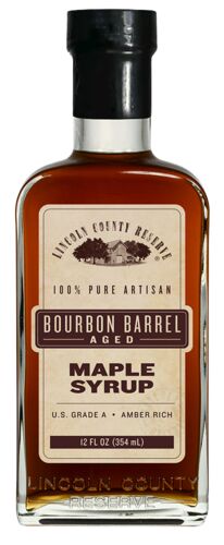 Bourbon Barrel Aged Maple Syrup - 12 Oz