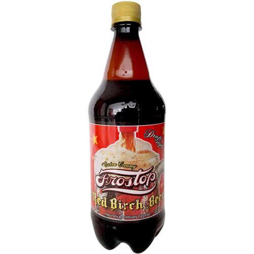 Red Birch Beer Soda Pop 32 Oz Single Bottle