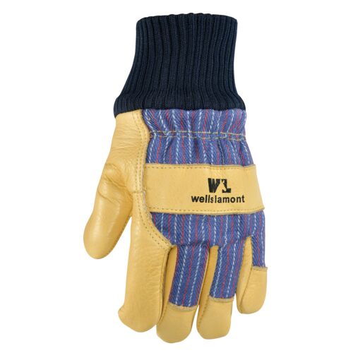 Kids Insulated Cowhide Leather Palm Gloves