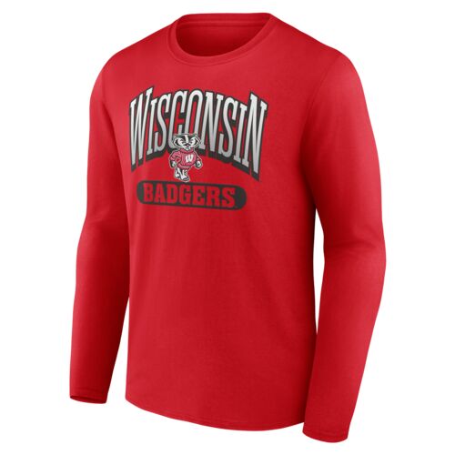 Men's Wisconsin Badgers Long Sleeve T-Shirt - Sizes M-2XL