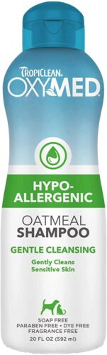 OxyMed Hypoallergenic Gentle Cleansing Oatmeal Pet Shampoo - 20 oz