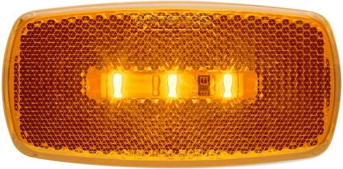Oval LED Clearance/Marker Light In Amber