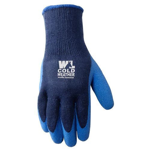 Men's Thermal Knit Latex Coated Winter Grip Gloves