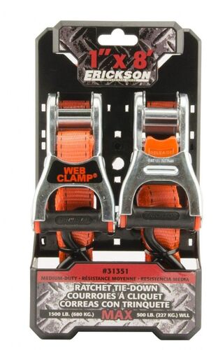 Ratcheting Tie-Down with Web Clamp