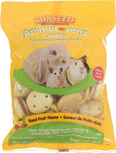 AnimaLovens Cookies in Cranberry-Orange Flavor for Small Pets