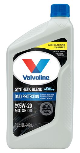 5W-20 Daily Protection Synthetic Blend Motor Oil - 1 Quart