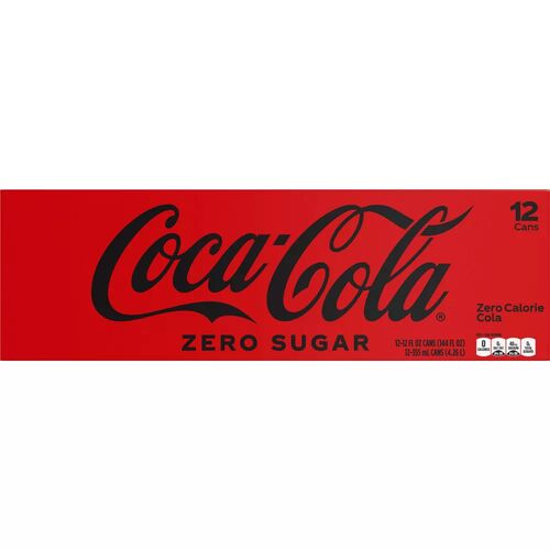 Zero Sugar Sugar-Free Soda - 12-Pack of 12 oz Cans
