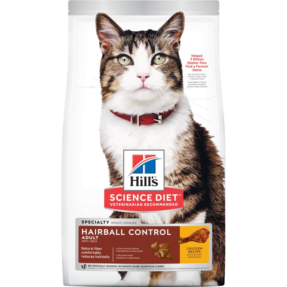 Adult Hairball Control Chicken Recipe Cat Food