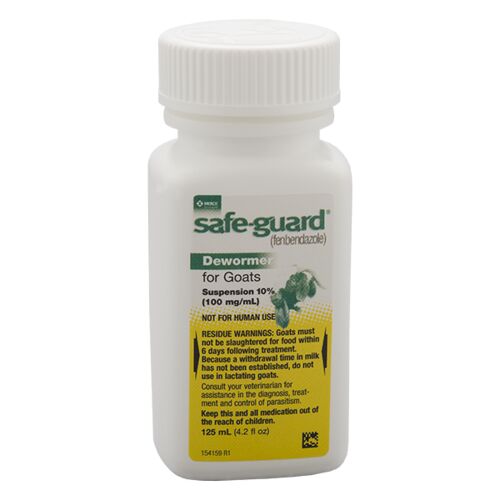Safe-Guard Goat Dewormer - 125 ml