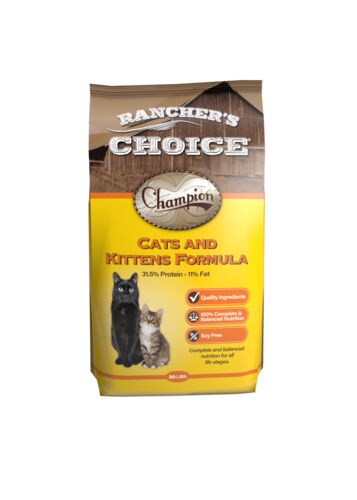 Cats And Kittens Formula Dry Food - 20 lb