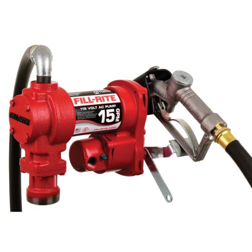 115V AC 15 GPM Fuel Transfer Pump with Nozzle - FR610H