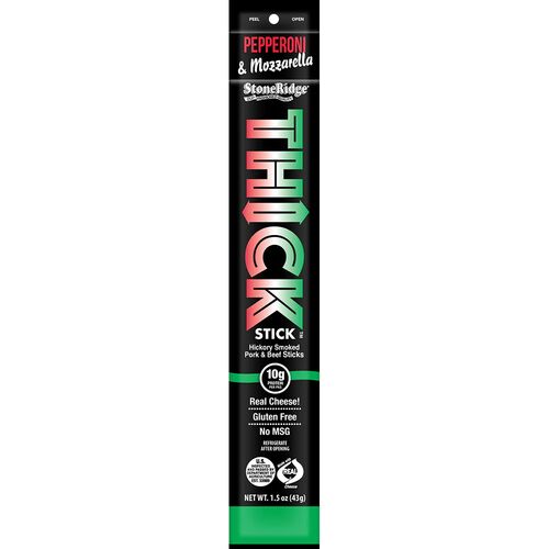 Pepperoni Mozzarella Flavor Pork & Beef Snack Stick - 1.5 oz