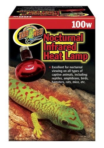 Nocturnal Infrared Heat Red Lamp - 100 Watt