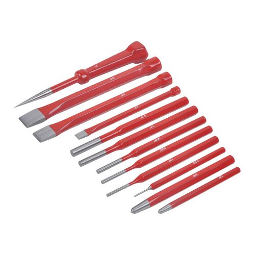 12 Piece Punch And Chisel Set