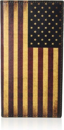 Vintage USA Flag Rodeo Wallet