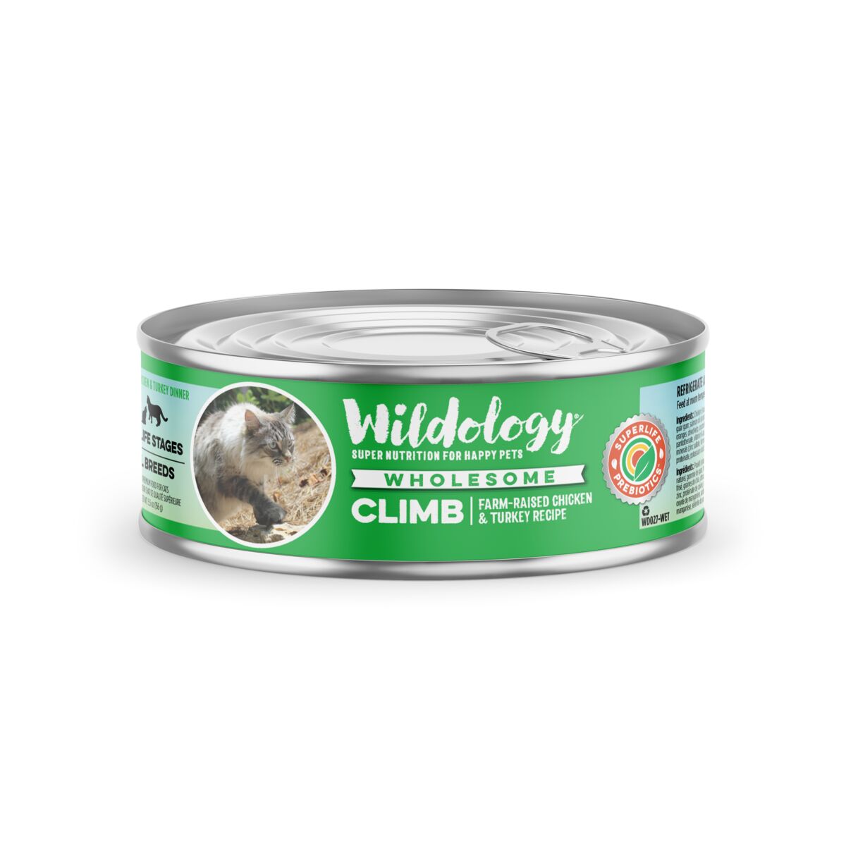 Climb Farm-Raised Chicken & Turkey Recipe Wet Cat Food - 5.5 oz