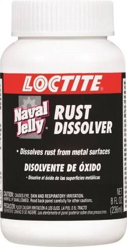 8 Ounce,  Naval Jelly Lime Scented Rust Dissolver Gel Bottle