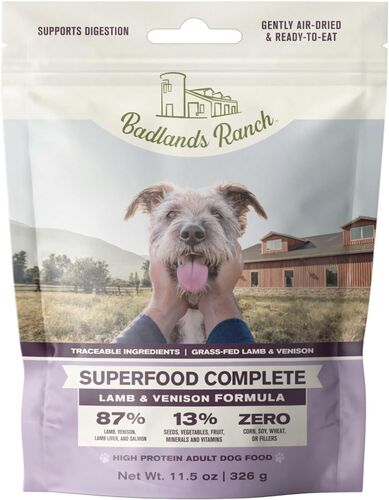 Superfood Complete Grain-Free Air-Dried Dog Food in Lamb & Venison
