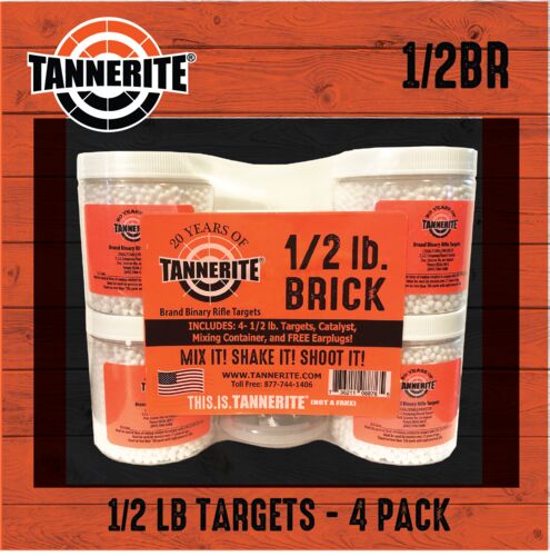 Tannerite 1/2 lb Brick Binary Targets - 4-Pack