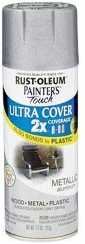 Painter's Touch 2X Ultra Cover Paint + Primer Spray Paint in Metallic Aluminum - 12 oz