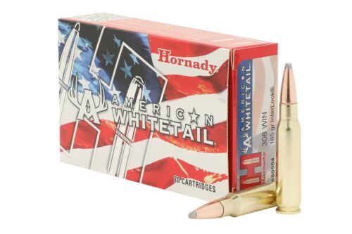 American Whitetail 308 Winchester 165 Grain SP InterLock Ammunition - 20 Rounds