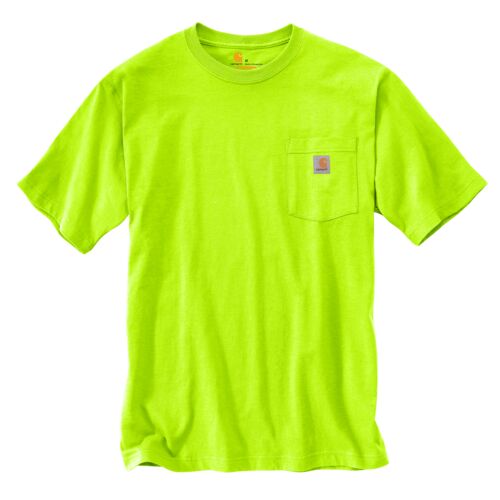 Men's K87 Loose Fit Heavyweight SS Pocket T-Shirt High Visibility