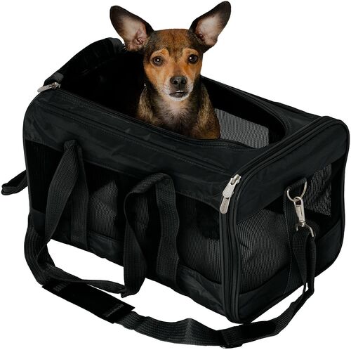 Medium Black Original Deluxe Travel Bag Pet Carrier