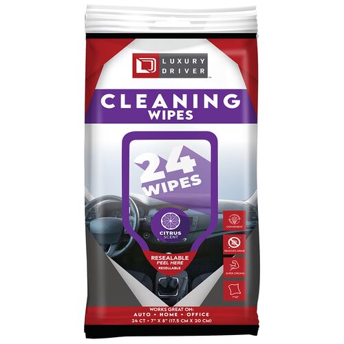 Citrus Cleaning Wipes - 24 Pack