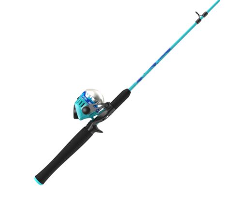 Splash Spincast Combo Rod and Reel with 10 lb Line Blue