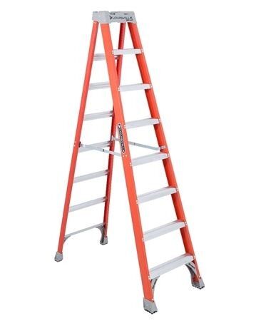 Fiberglass Step Ladder Type 1A - 8'