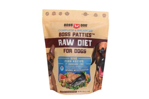 Frozen Raw Diet Fish Entrees Dog Food 6 Lb