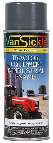 Tractor, Equipment, & Industrial Enamel Spray Paint in Ferguson Gray - 12 oz