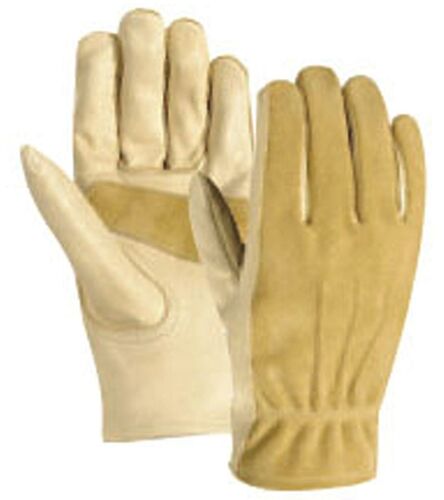 Women's Full Leather Cowhide Slip-on Gloves