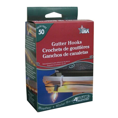 Gutter Hooks - 50-Count