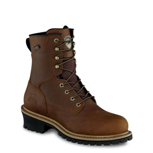Men's Mesabi 83834 8" Waterproof Leather Safety Toe Logger Boot