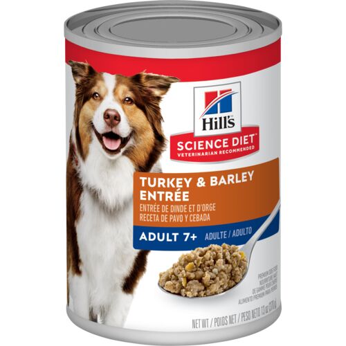 Adult 7+ Turkey & Barley Entree Canned Dog Food - 13 oz