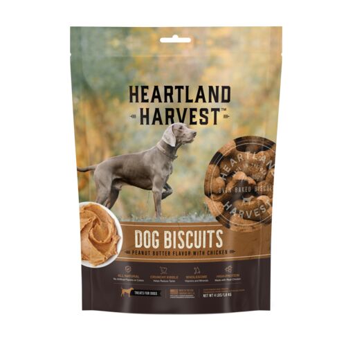 Peanutbutter Medium Dog Biscuits 4 Lb