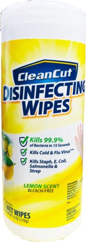 Clean Cut Disinfecting Wipes - Lemon Scent