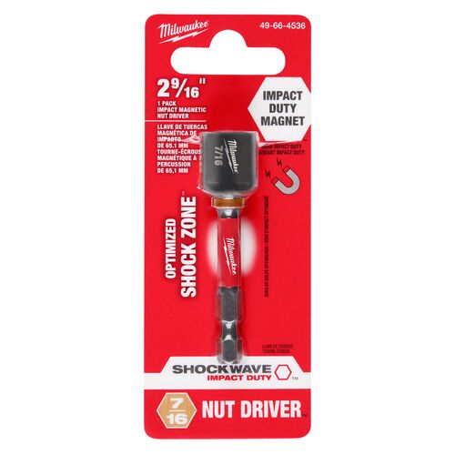 SHOCKWAVE Impact Duty 2-9/16" Magnetic Nut Drivers - 7/16"