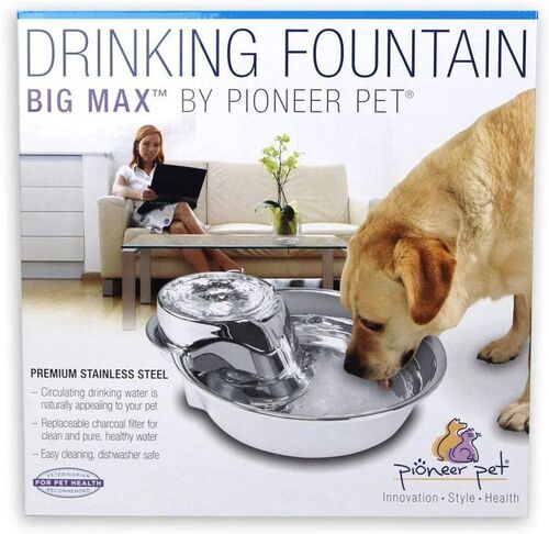 Big Max Stainless Steel Pet Water Fountain For Large Dogs