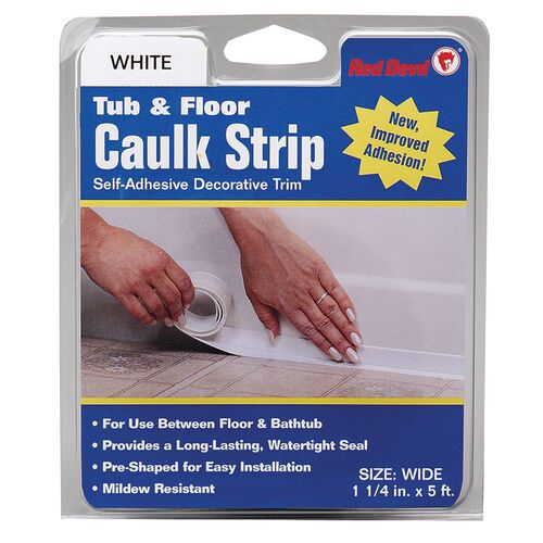 Tub & Floor Caulk Strip