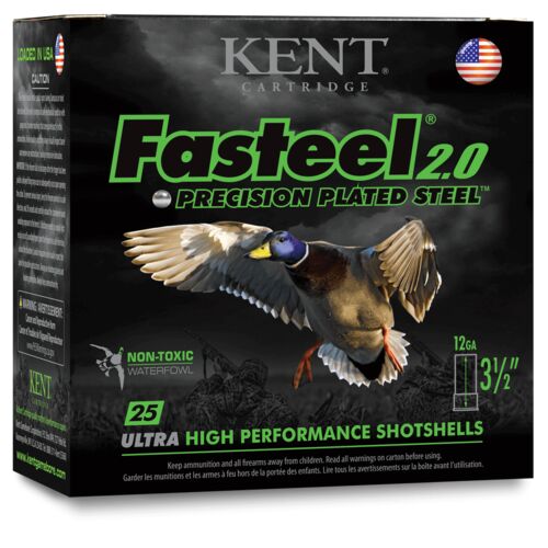 Fasteel 2.0 20 Gauge 3" #3 Shotshells - 25 Rounds